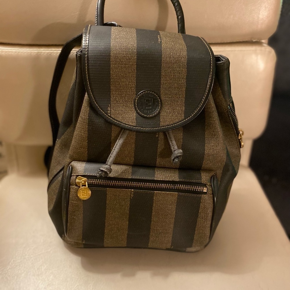 EUC FENDI PENQUIN CANVAS BACKPACK​​​​​​​​ - Picture 4 of 13